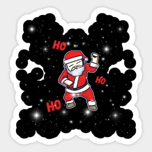 Dancing santa Sticker